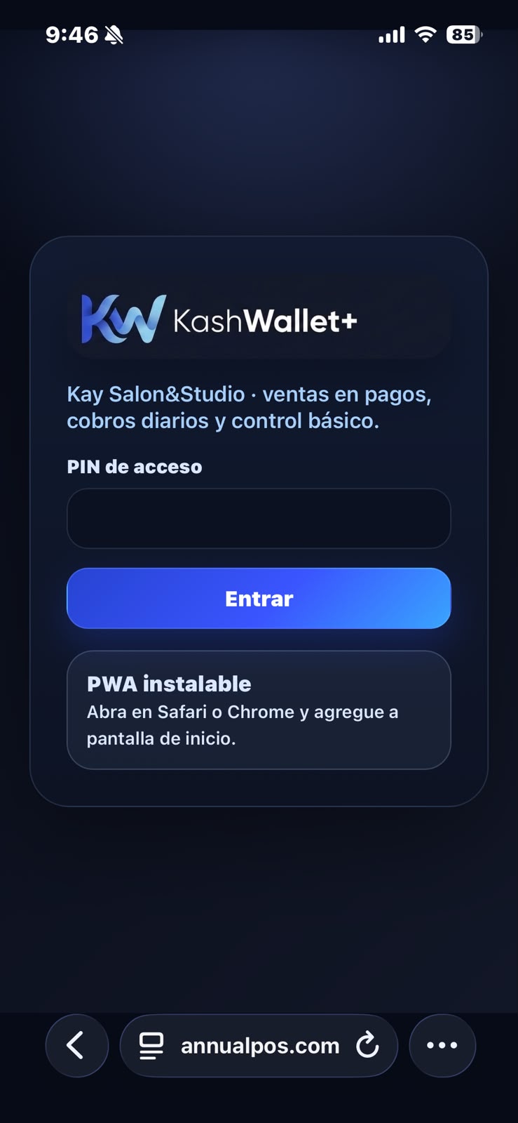 Acceso móvil